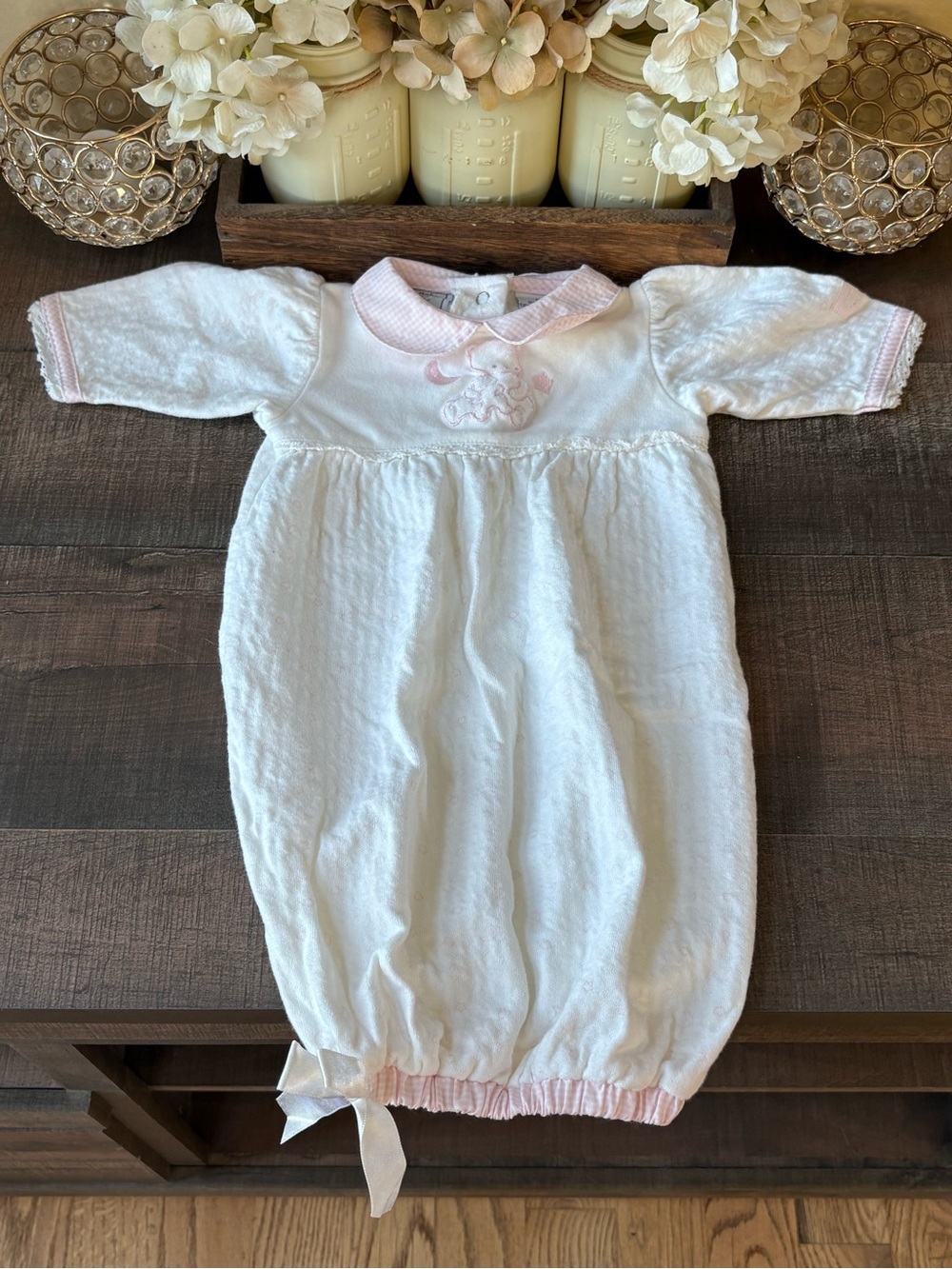 Vintage Lullaby Club Layette Nightgown